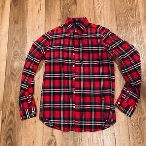 J crew flannel size small